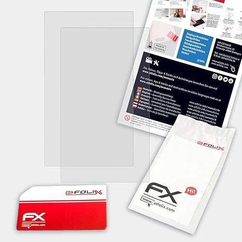 Miniatura 2 de Protector de pantalla compatible con Panasonic ToughPad FZ-E1, FZ-X1, película protectora de pantalla antirreflectante y absorbente de golpes (2X)