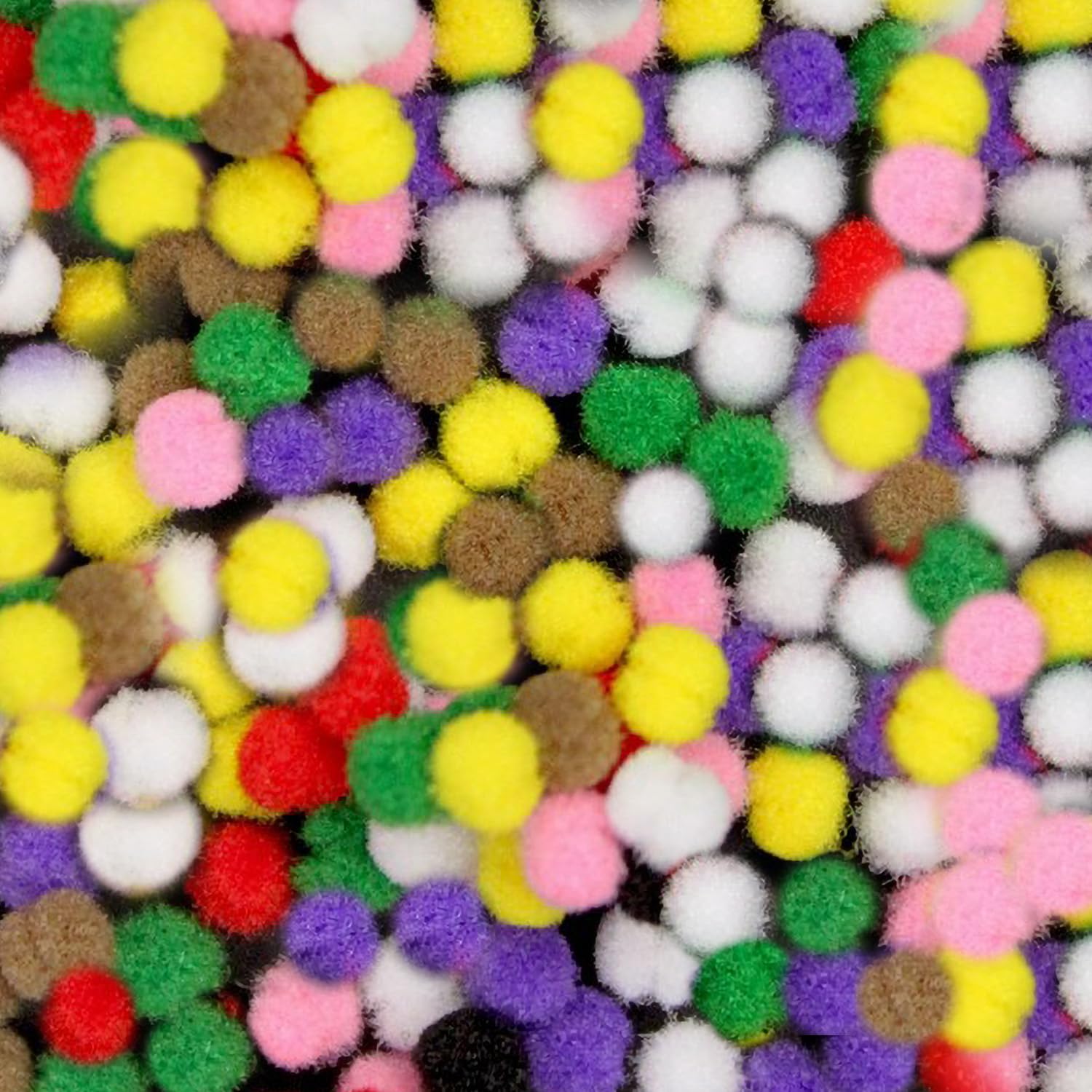Ouligay 240 Pompons Pastel DIY 15mm | Boules En Feutre Multicolores | Pour Loisirs Créatifs, Décoration