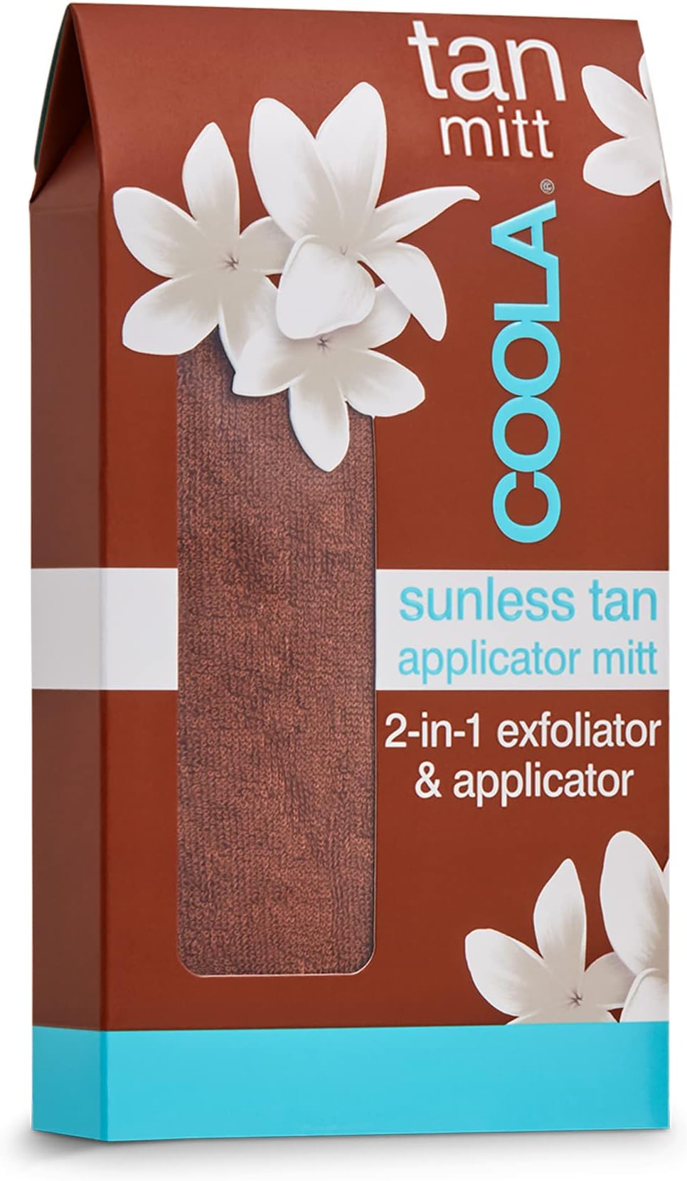 CoolaSunless Self Tanner Mitt, Supports Sunless Tanning Lotion Application, 2-in-1 Applicator & Exfoliator for Face & Body
