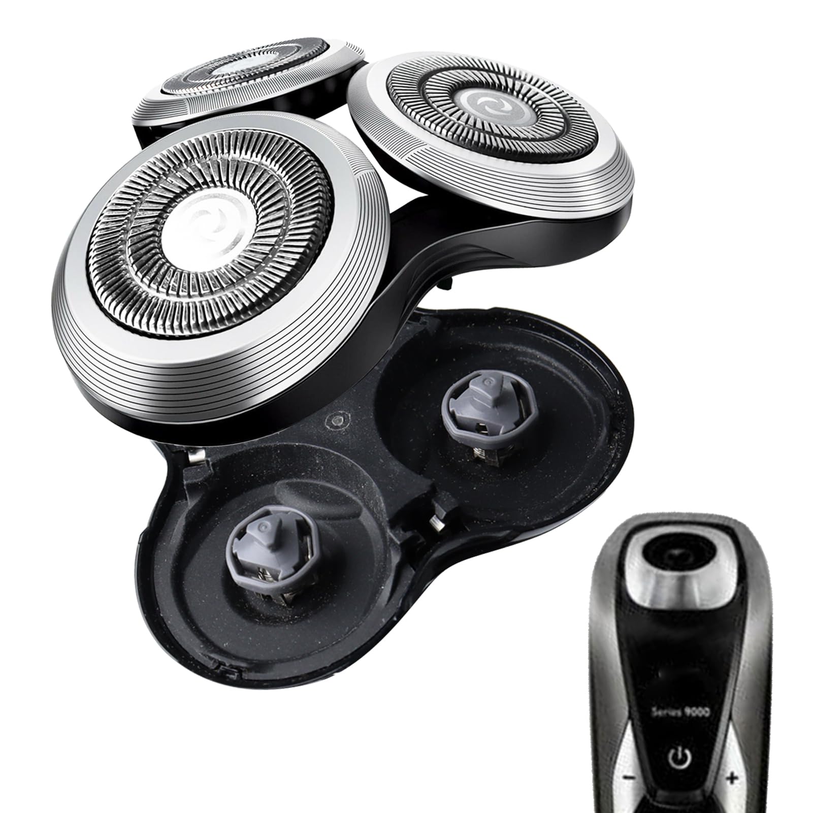 SH90 Shaver Replacement Whole Heads for Shaver 9000 Series, 9000 Replacement Head Compatible with S9531 S9721/84 S9511 S8950 S8980/12 S9311/21…