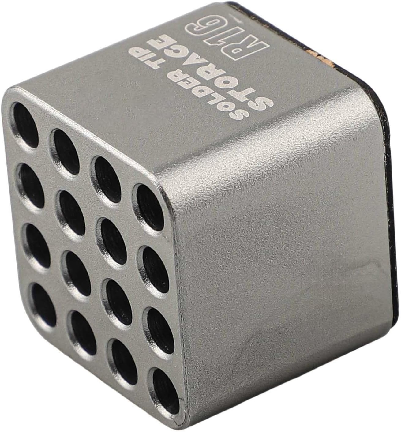 Compact Soldering Iron Tips Storage Box 16 Holes for Tips and Small Tools