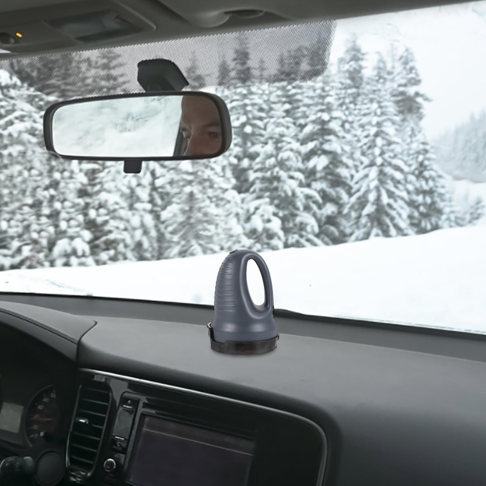 Supvox Elektrischer Eiskratzer für Autos mit USB Ladekabel und Abs Gehäuse | Entfernt Eis und Frost, Wintereinsatz, 3000 Ah Kapazität, Bogengriff