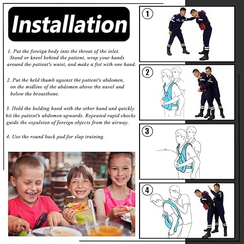 Miniatura 6 de Heimlik - Chaleco de entrenamiento antiasfixia y obstrucción - Modelo de entrenamiento de práctica para enfermeras y estudiantes, accesorios de