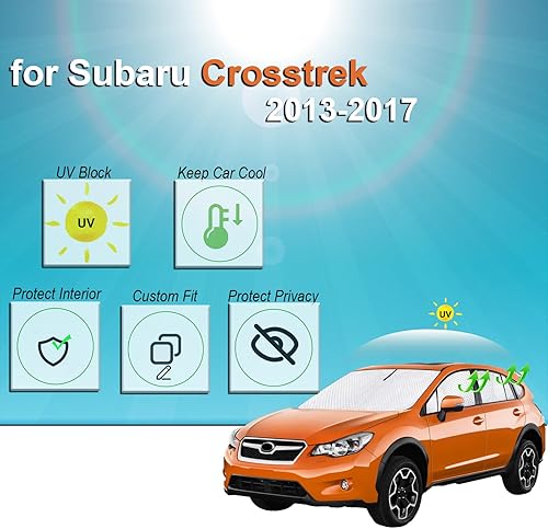 Miniatura 287 de KMF - Parasol de repuesto para parabrisas, cubierta para ventana lateral y trasera, cubierta protectora para visor, para campamento, bebé, bloqueo