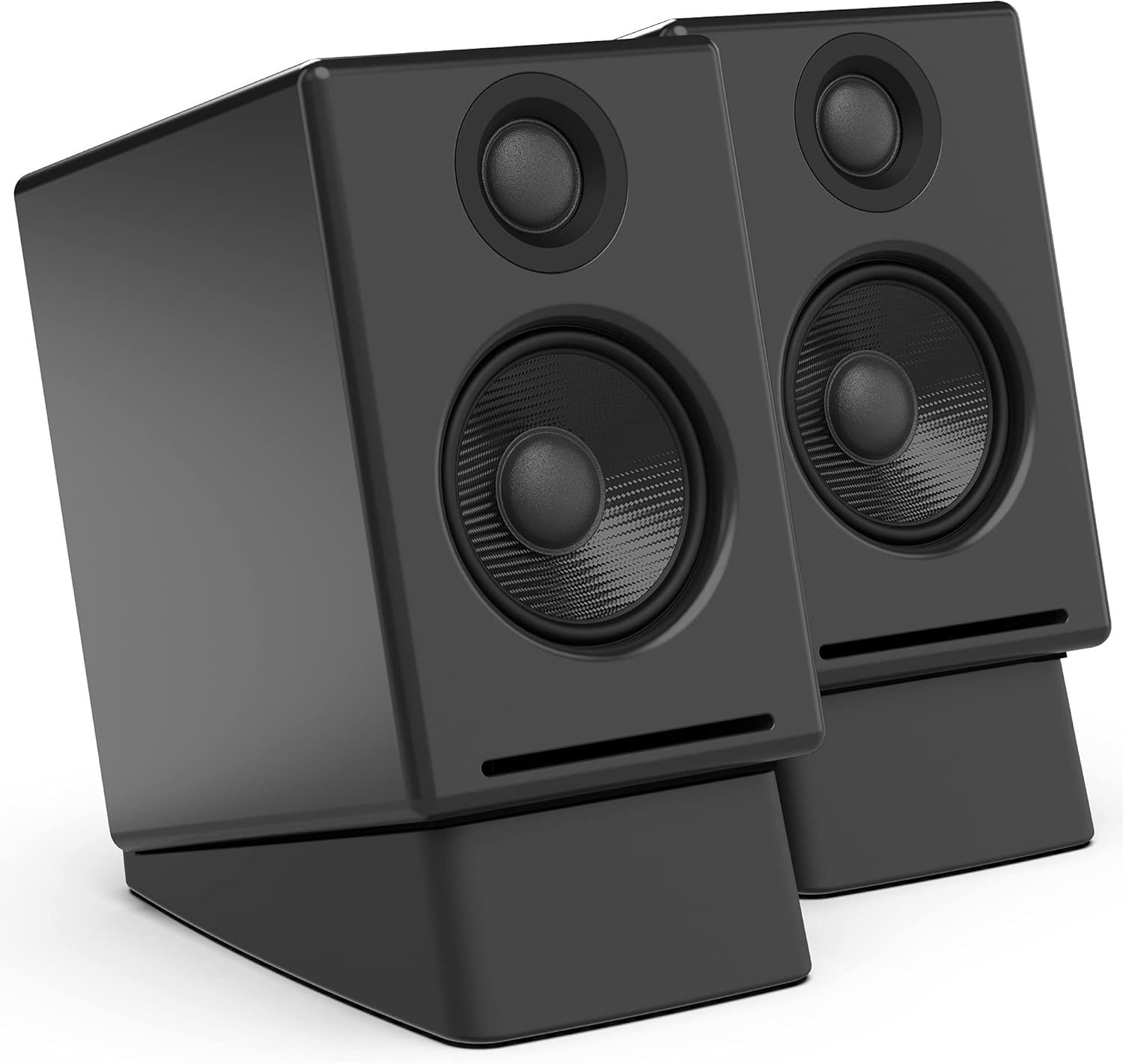 HumanCentric Desktop Speaker Stands Wedge, Desk Speaker Stands for