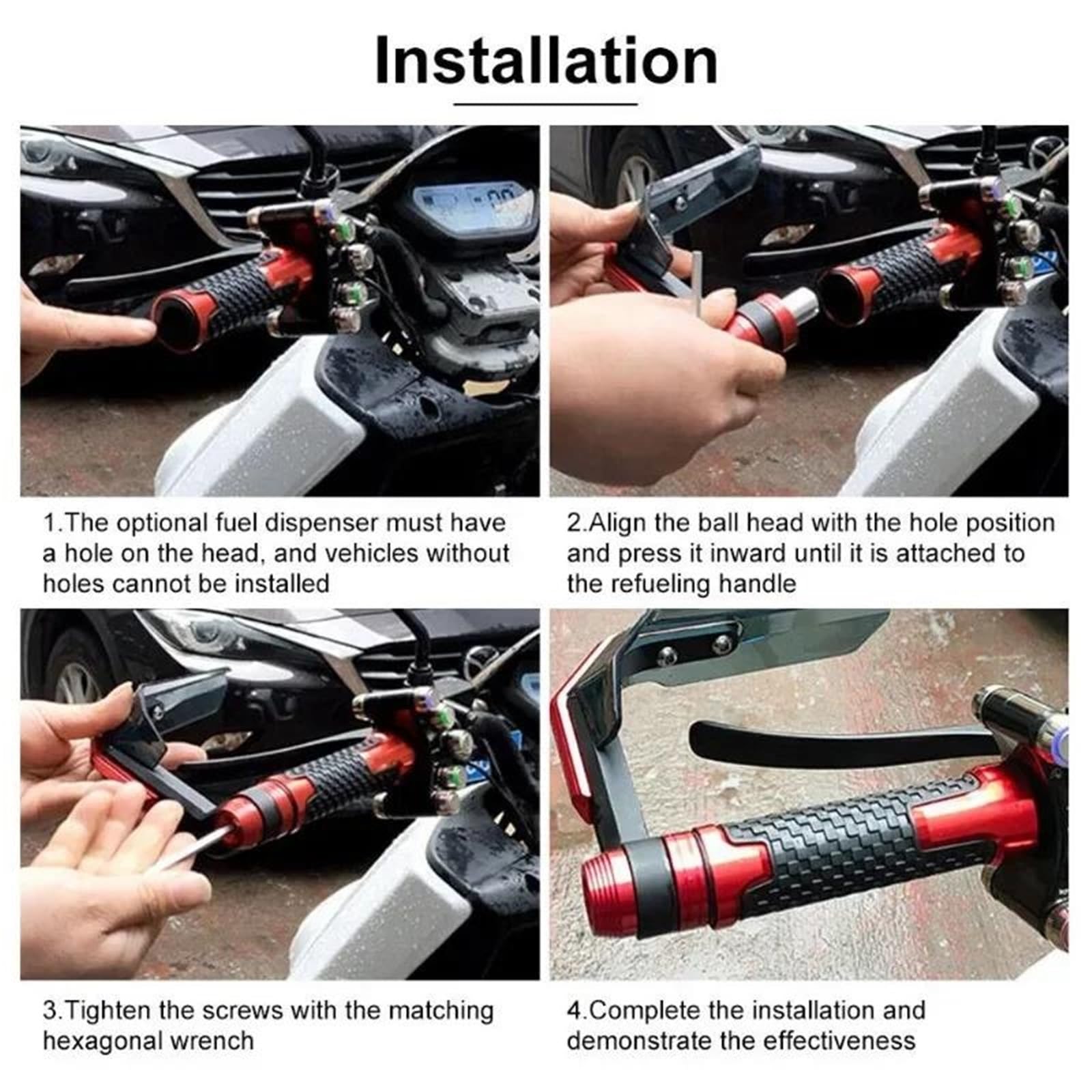 Protector Universal Modificación Protector Mano Moto | Engranaje CNC aleación de aluminio moto protector de mano escudo protector a prueba de viento
