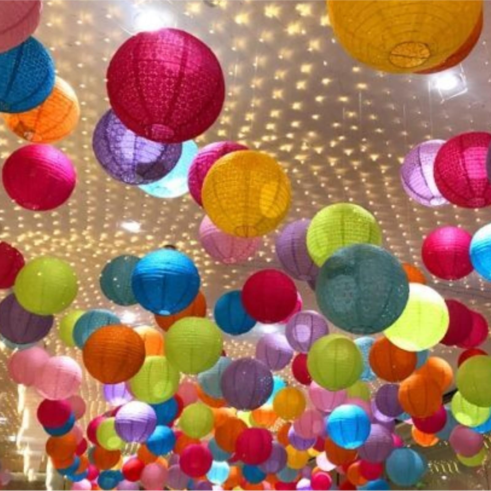 Wiosenna Latarnia Festiwalowa, 9 Szt. Okrągłych Chińskich Japońskich Wiszących Lampionów Papierowych Do Domu, Restauracji, Kościoła Przyjęcie(40cm)