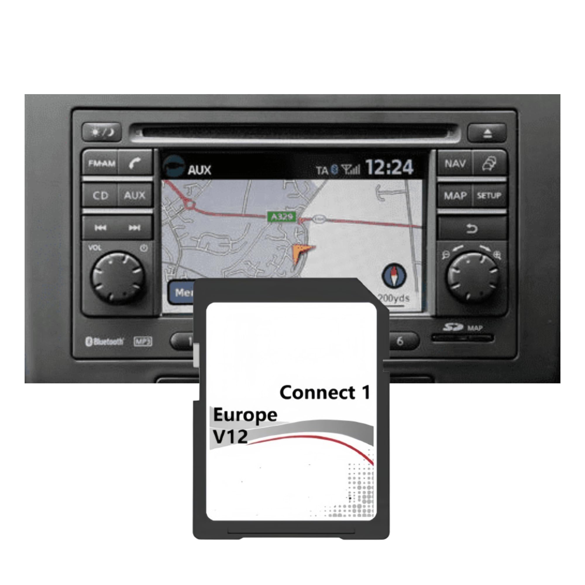 2023 NISSAN Connect 1 V12 SATNAV SD CARD Qashqai Juke Cube Note