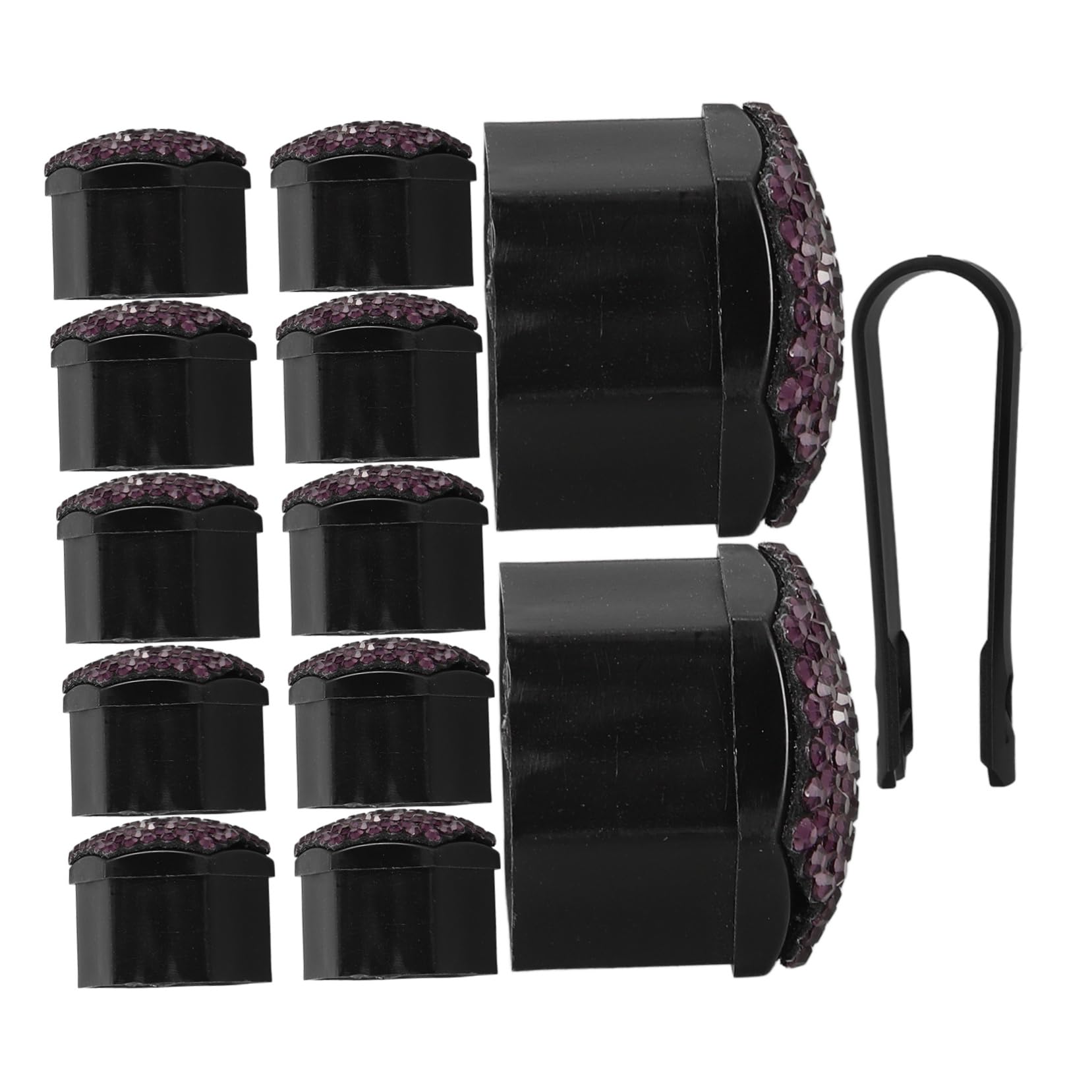 FUNOMOCYA 20Pcs Rhinestone Tire Bolt Caps Stylish Wheel Nut Covers for Cars Durable Tire Accessories Fit for Rims Protects Screws with Elegant Design