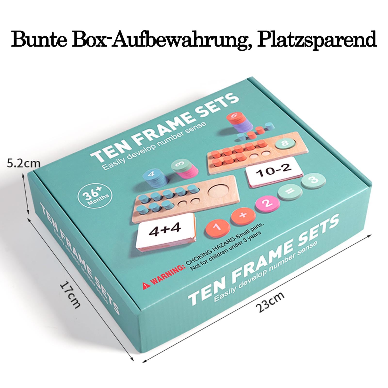 Montessori Spielzeug 2 3 4 5 6, Montessori Spielzeug ab 3 Jahre, Lernspiele ab 5 Jahre, Rechnen Lernen, Holzspielzeug, Lernspiele ab 4 Jahre, Lernspielzeug, Geschenk 2-6 Kinder Junge Mädchen