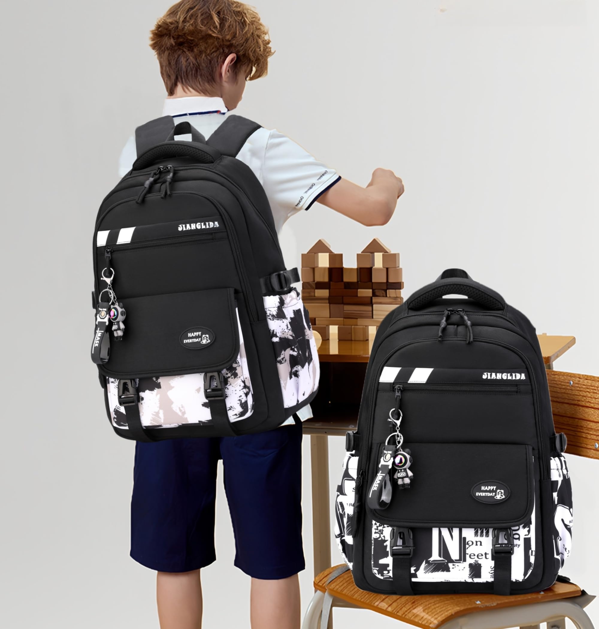 Sac à dos pour garçons pour enfants, sac d'école primaire, sac à livres, sac à dos de voyage pour garçons