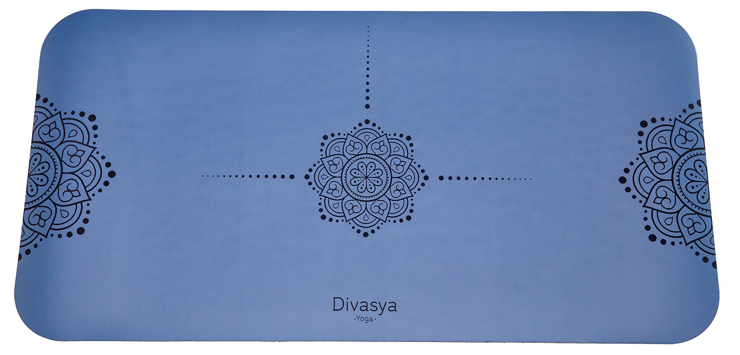 Yoga Knee Pad: Yoga Cushion, Knee Pads, Yoga Knee Pads (64 x 33 cm), Cushioning Natural Rubber & Non-Slip Japanese Grip Surface For Elbows, Wrists, Knees and Travel Mat blue