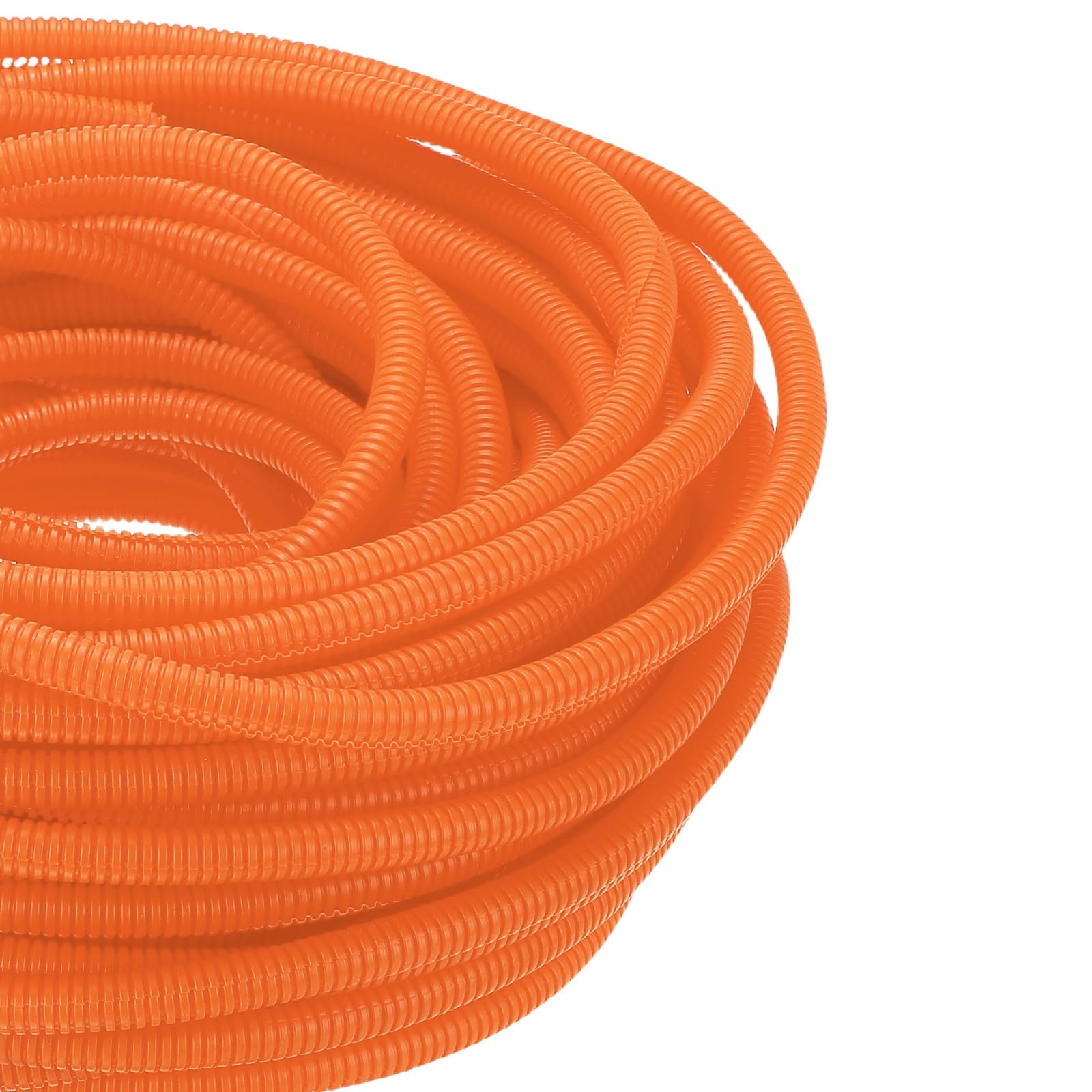 DMiotech 100ft Wire Loom Split Tubing 3/8 Inch(9.5mm) ID Orange