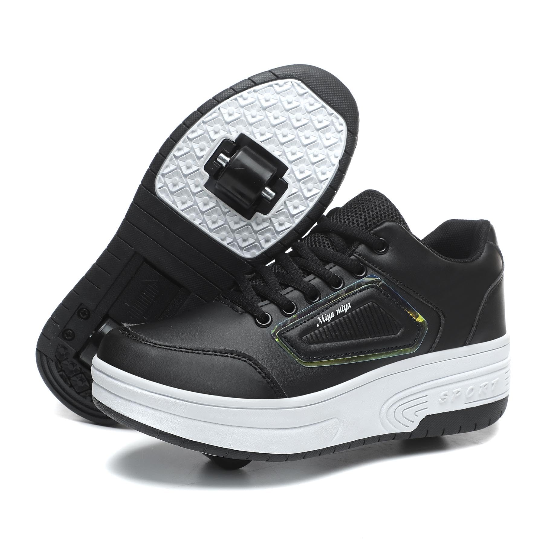 Roller Skate Shoes Rollschuhe Schuhe Mit Rollen Skateboardschuhe,Inline-Skate, verstellbar Damen Schuhe mit Rollen für mädchen,Laufen Skateboard,Inline Rollschuhe