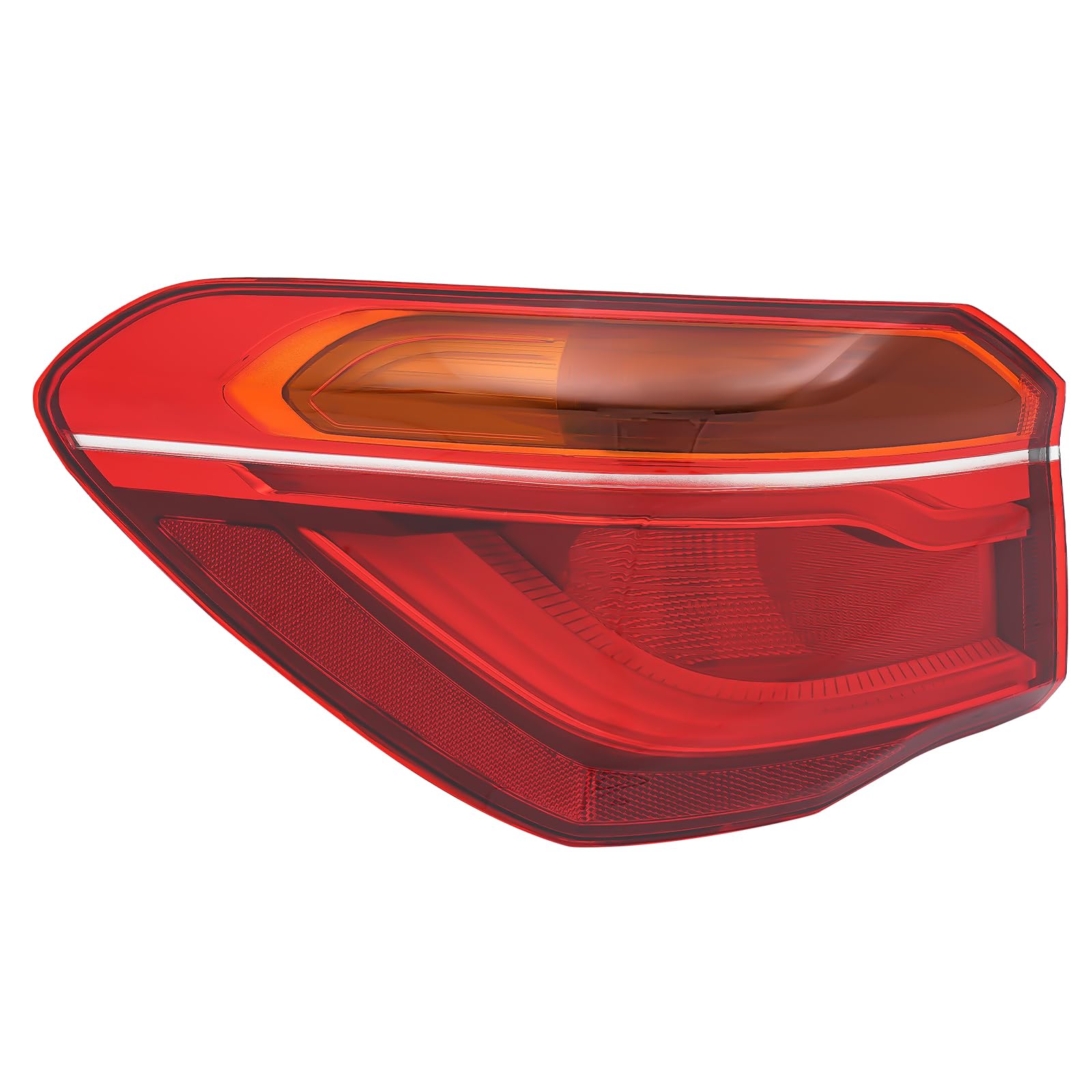 Driver Side Tail Light Compatible with 2016 2017 2018 2019 BMW X1, Left Side LED Taillight Rear Tail Taillight Replacement for 63217488547, Black Housing