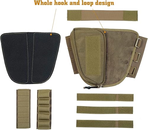 Miniatura 5 de Soporte para mejillas Buttstock diseñado para escopeta y carcasa de rifle