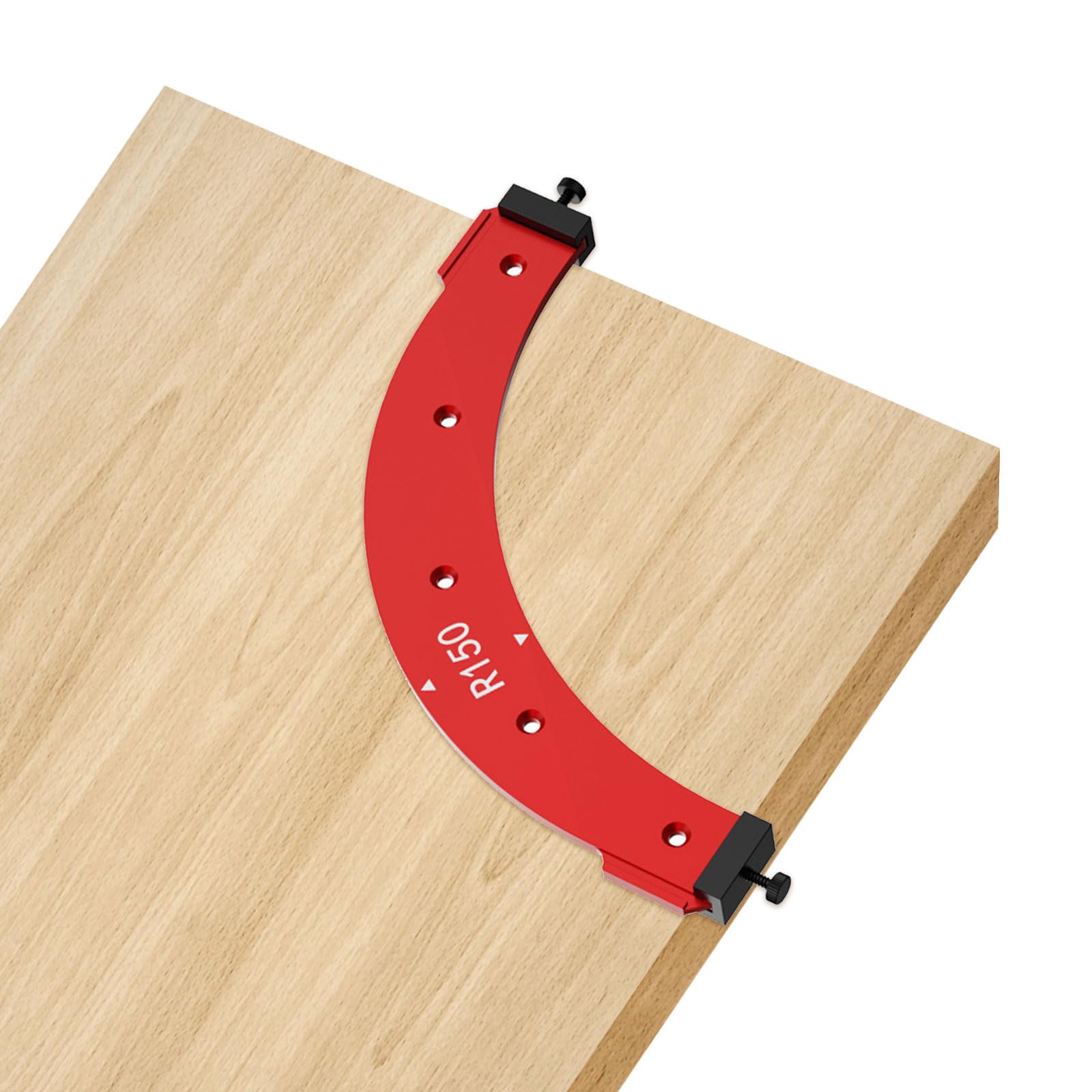 Woodworking Round Corner Radius Templates, Inside Outside Corner Large Arc Mold, Trimming Machine Curved Chamfer Auxiliary Trimming Tool, Large Arc Templates (R150)