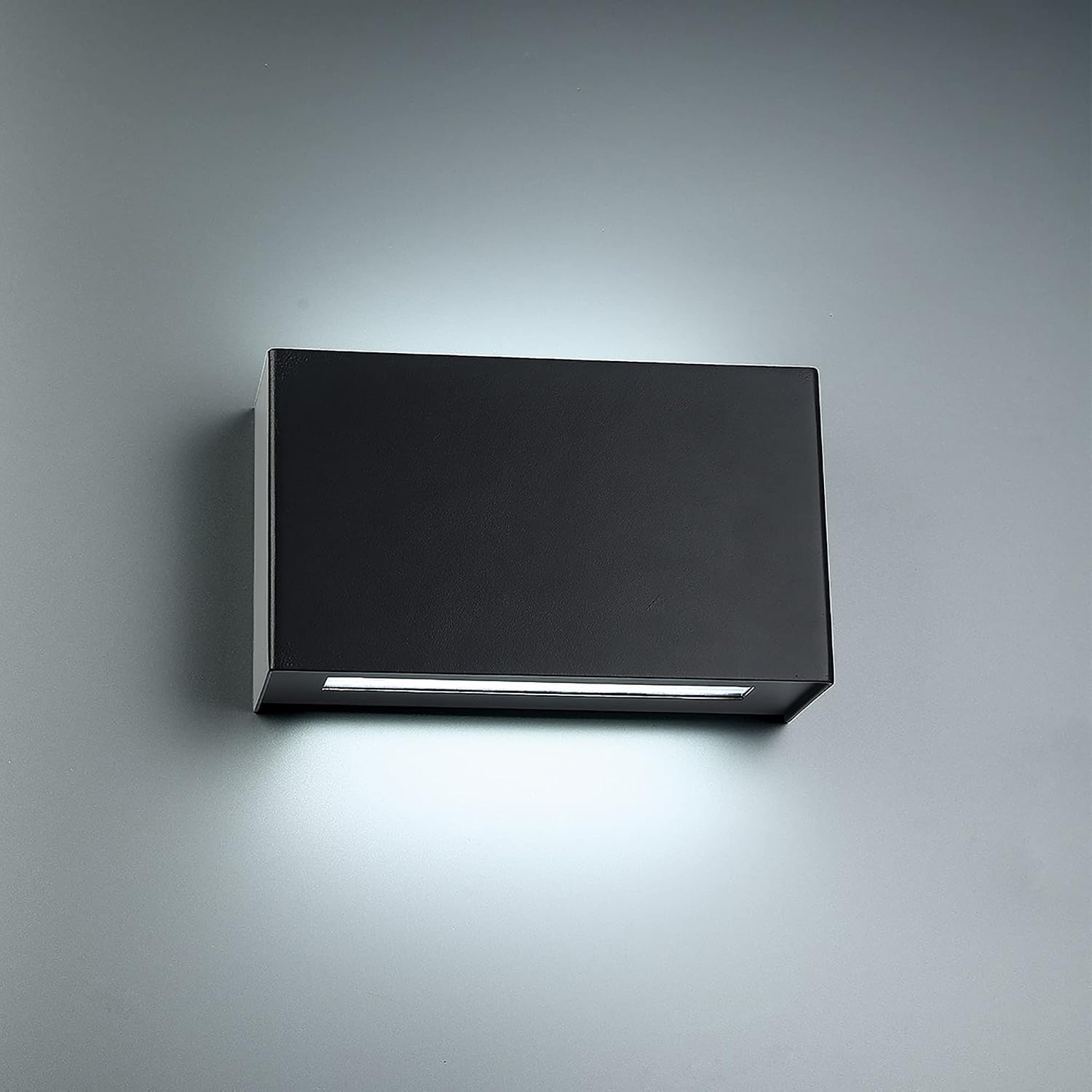 WAC Lighting dweLED, Blok 12in LED Wall Sconce 3500K in Black