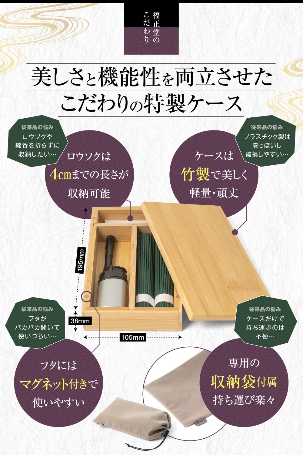 Amazon｜福正堂 お墓参りセット 【葬祭プロ監修】 お墓参り用ライター