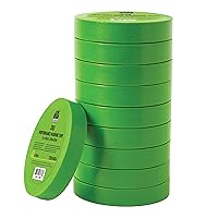 Vista 16 de LAUCO DINOGREN - Cinta adhesiva de alto rendimiento para pintura de automóvil, resistente al calor y al agua, verde multiusos (2 pulgadas (5 rollos)