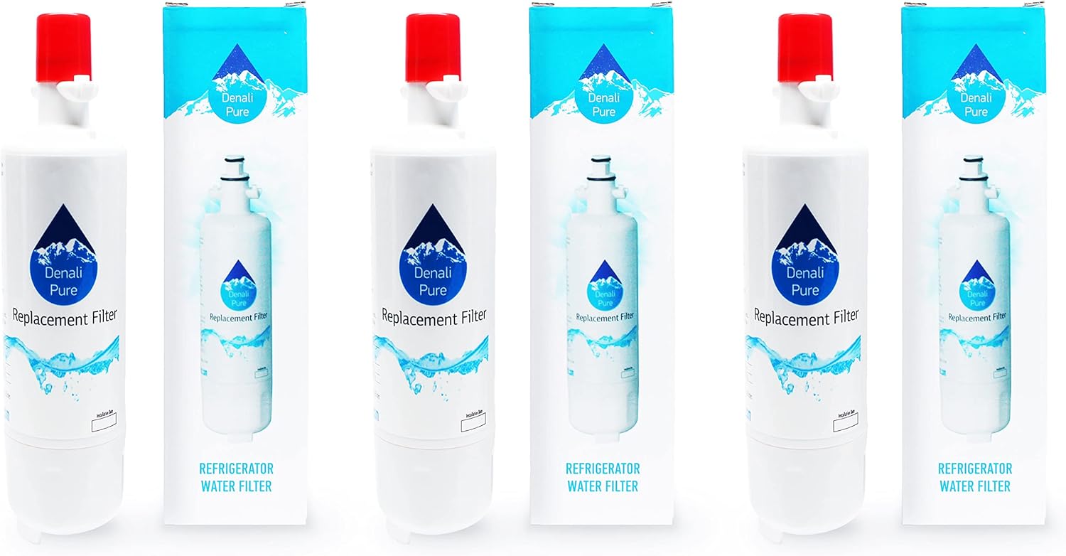 3-Pack Replacement for Home Depot HDX FML-3 Refrigerator Water Filter - Compatible with Home Depot HDX FML-3 Fridge Water Filter Cartridge