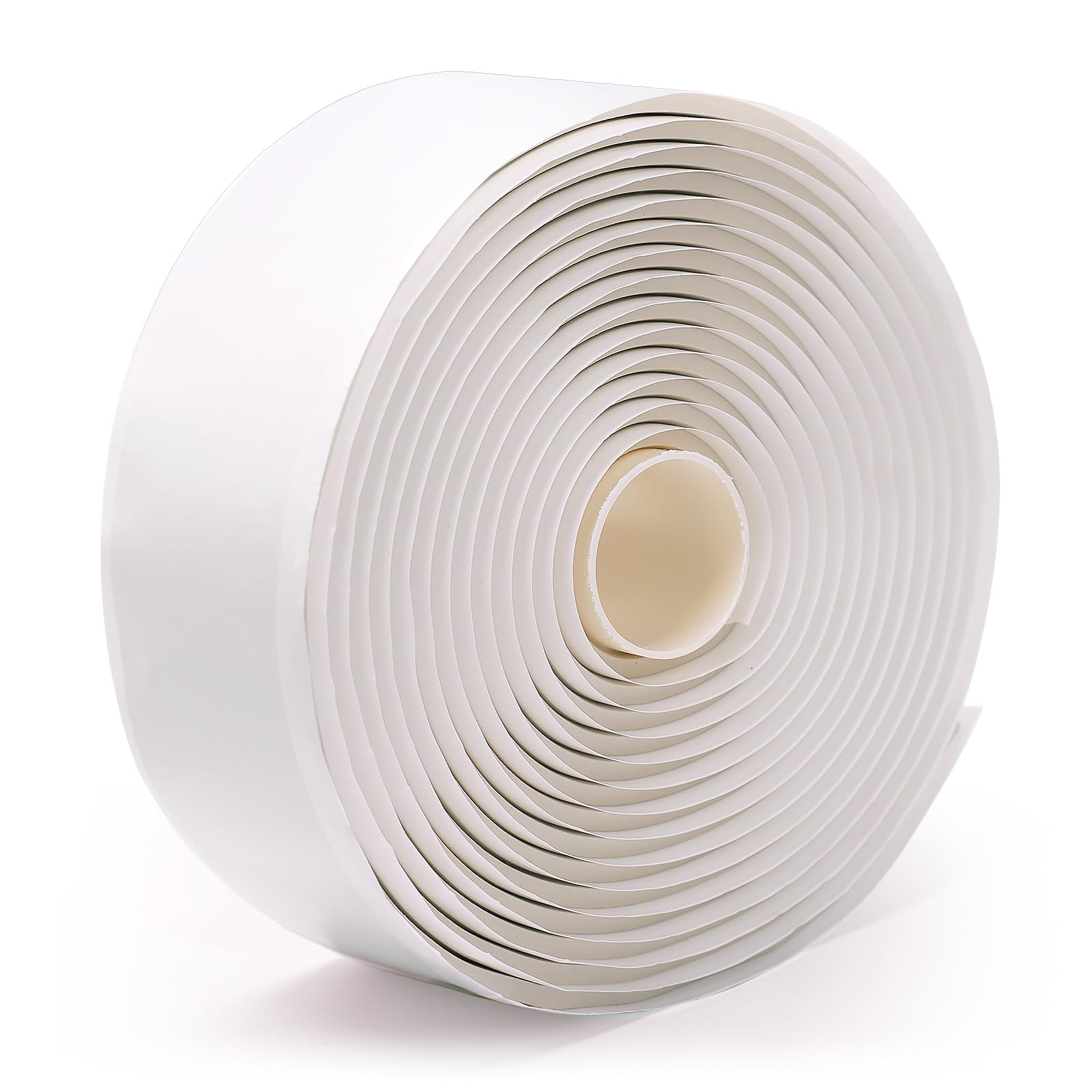 LLPT Butyl Tape White 2 Inch x 16.5 Feet 5mm Thickness Water Tight Seal for Leak Proof EPDM RV Repair Window Glass Boat Sealing Roof Pipe Patching(