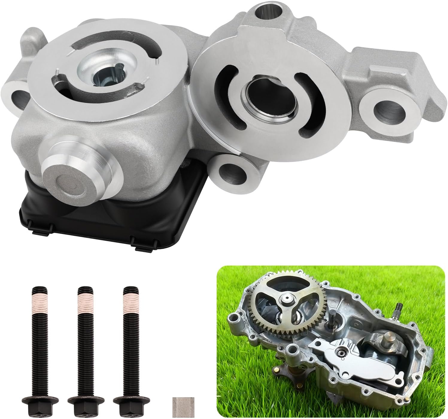 HQPASFY 71529 Center Section Kit LH with Filter for Lawn Mowers, Compatible with Hydro Gear/Cub Cadet/MTD/Troy-Bilt, Replaces# 71529/70864L