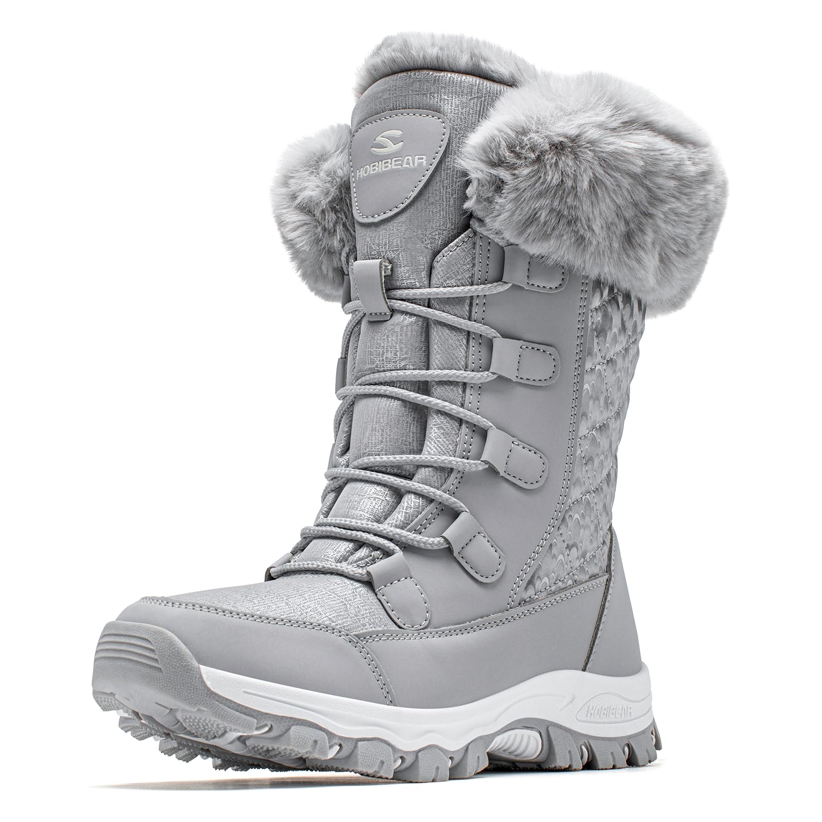 HOBIBEAR Women's Winter Snow Boots Warm Faux Fur