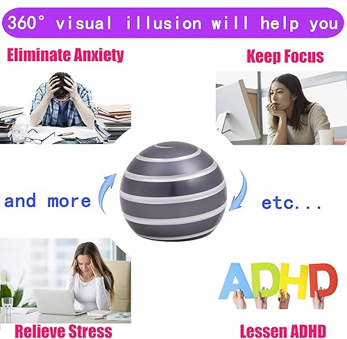 Miniatura 5 de Juguetes cinéticos de escritorio geniales para la ansiedad juguete de cosas geniales para adultos, adolescentes, niños, niños, alivio del estrés,