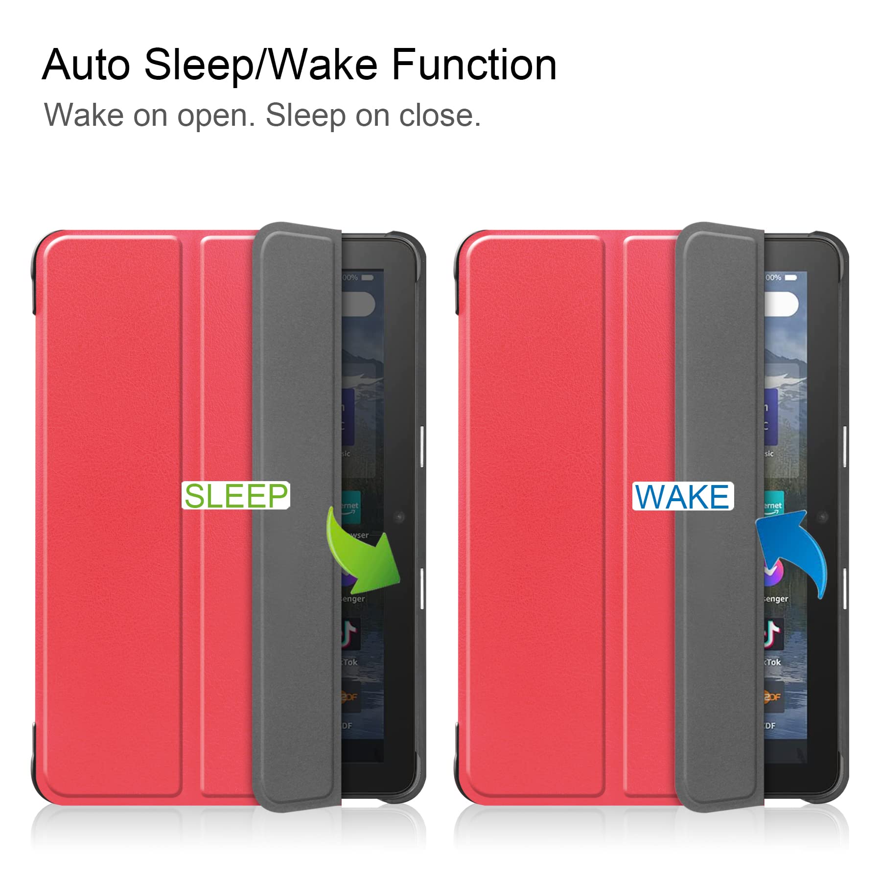 Amazon.co.jp: For 2024年Newモデル Fire HD 8 / HD 8 Plus ケース