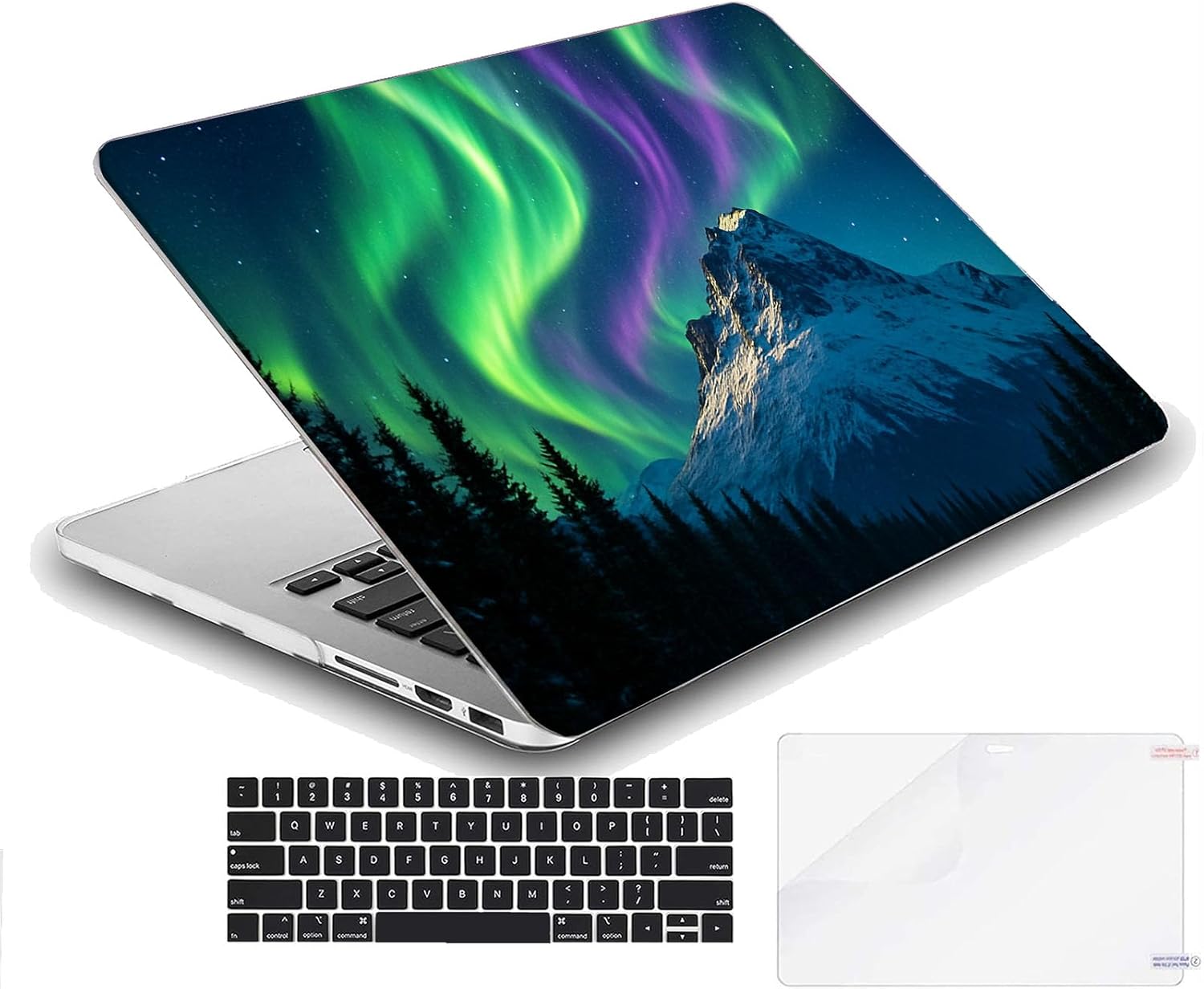 Compatible with MacBook Neo 13-inch, Hard Shell Case with Keyboard Cover and Screen Protector (A3404 A18 Pro chip, 2026 Release) - Aurora MC21279