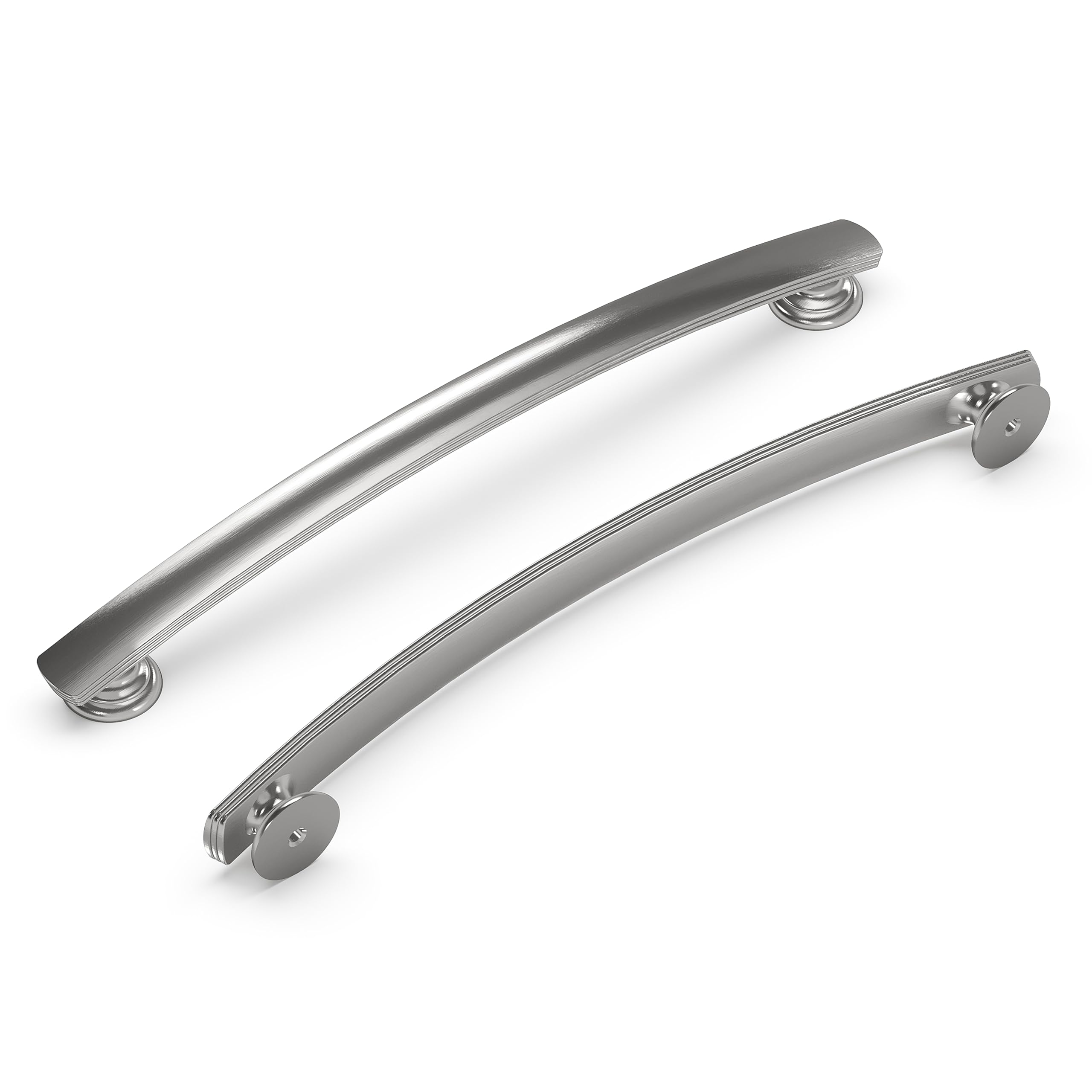 Poignée de porte en nickel satiné pour sublimer vos meubles de cuisine