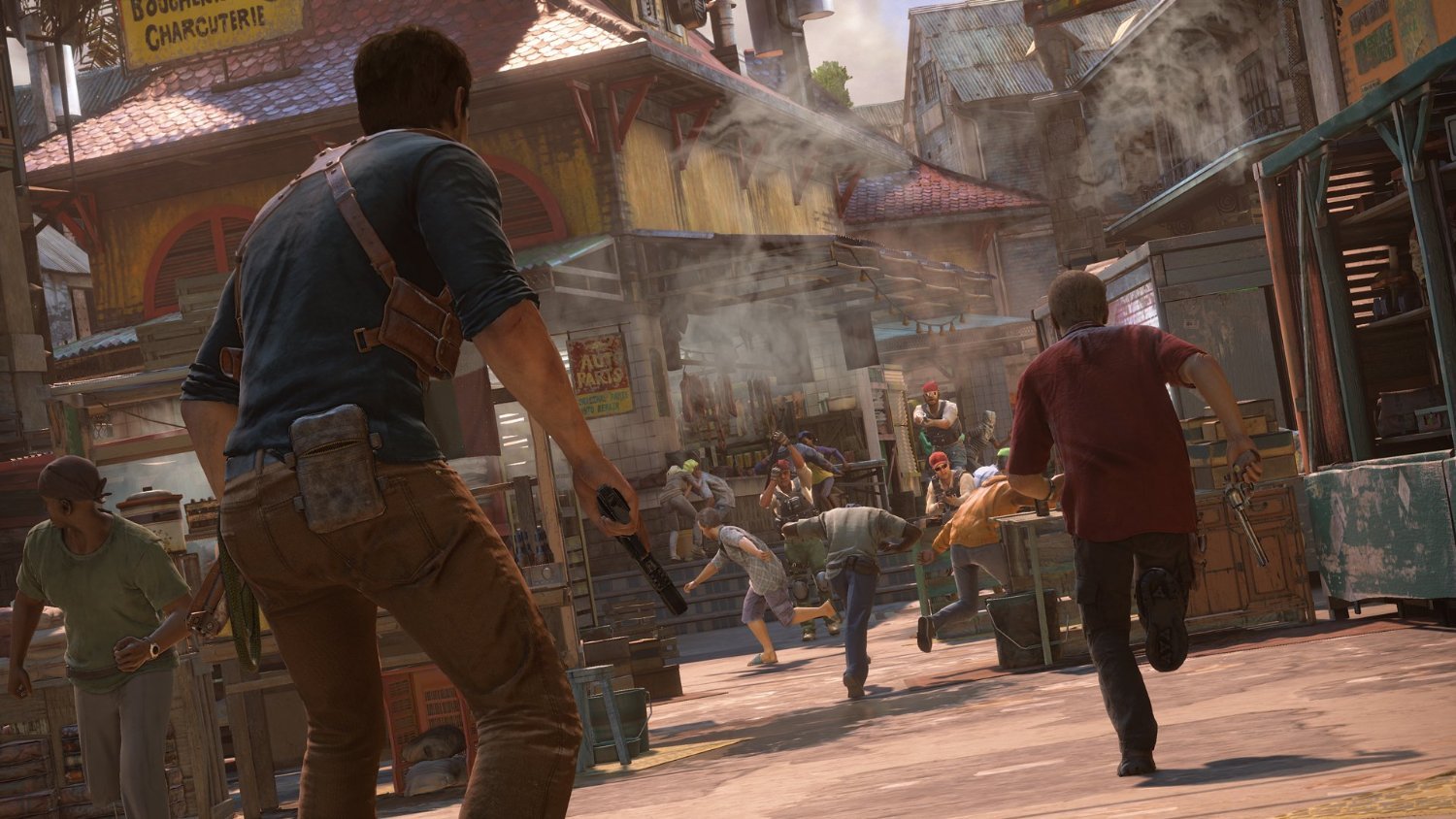 Sony Uncharted 4: A Thief's End PS4 Básico PlayStation 4 Alemán vídeo - Juego (PlayStation 4, Acción / Aventura, T (Teen))