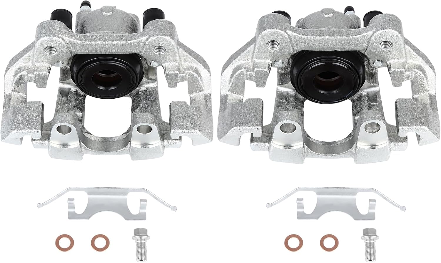 18B5300 18B5301 Rear Left & Right Disc Brake Calipers Assembly w/Bracket Compatible For 2011-2018 For Dodge For Durango,2011-2018 For Jeep For Grand Cherokee