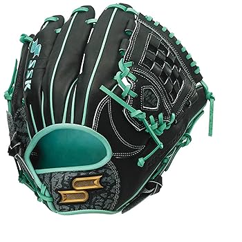 SSK プロエッジ 軟式グローブ ブラック×ミントグリーン 右投げ用 Lサイズ SSK プロエッジ 軟式グローブ ブラック×ミントグリーン 右投げ用