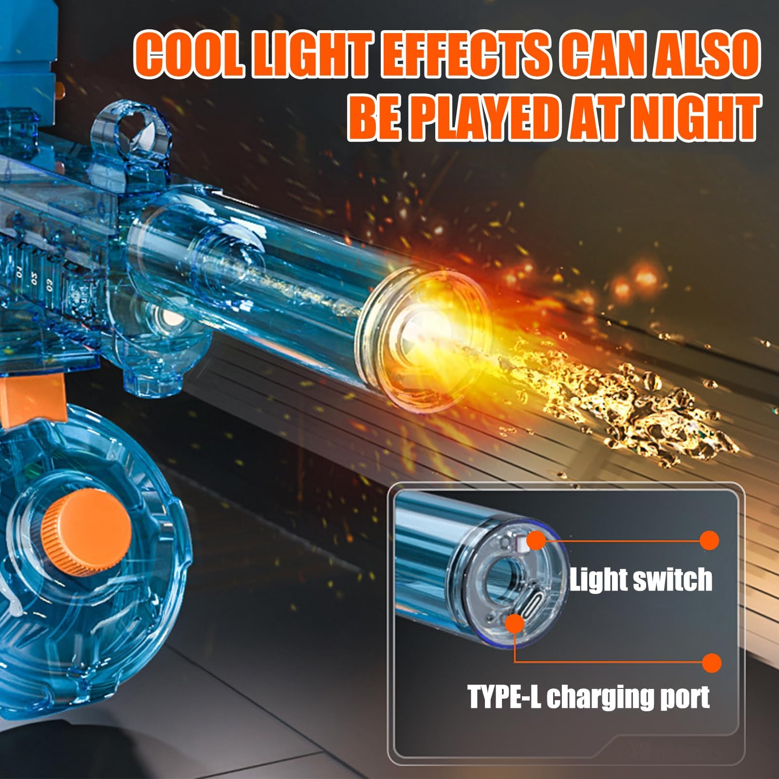 Electric Water Gun, 2026 New Automatic Water Gun, 26FT Super Powerful Pistol, Large Capacity Water Squirt Guns - Image 4