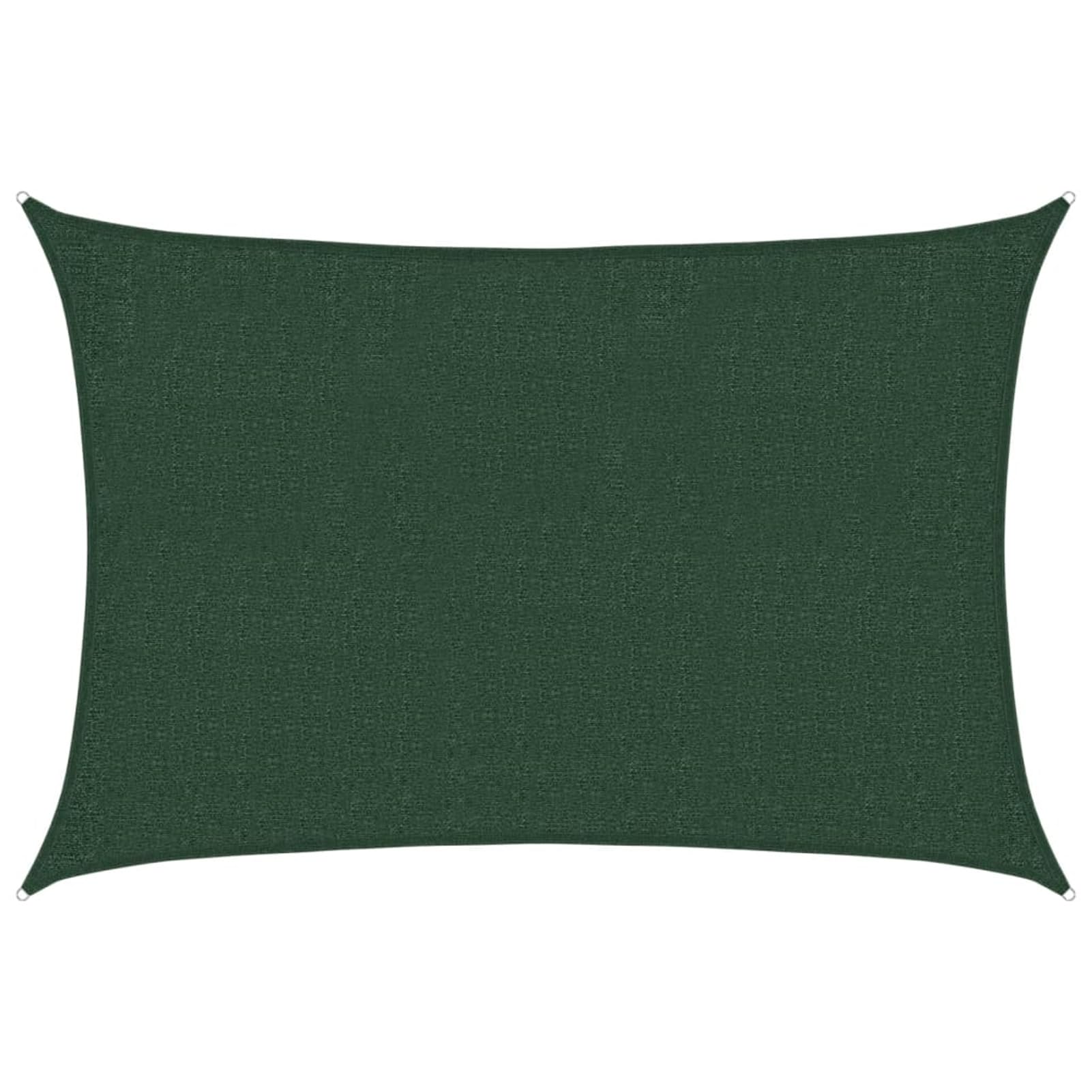 Vela Parasole 160 g/m² Verde Scuro 2x2,5 m in HDPE,Vela Parasole,Vele Parasole da Giardino,Tenda a Vela Parasole,Respirante,Impermeable,Anti UV-311446