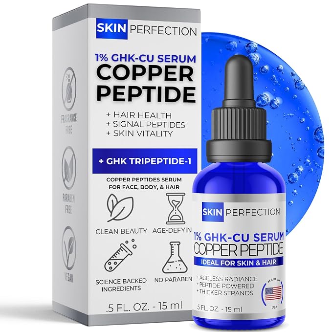 ghk cu peptides australia Skin Perfection Copper Peptide Serum GHK-CU 1% for Australia