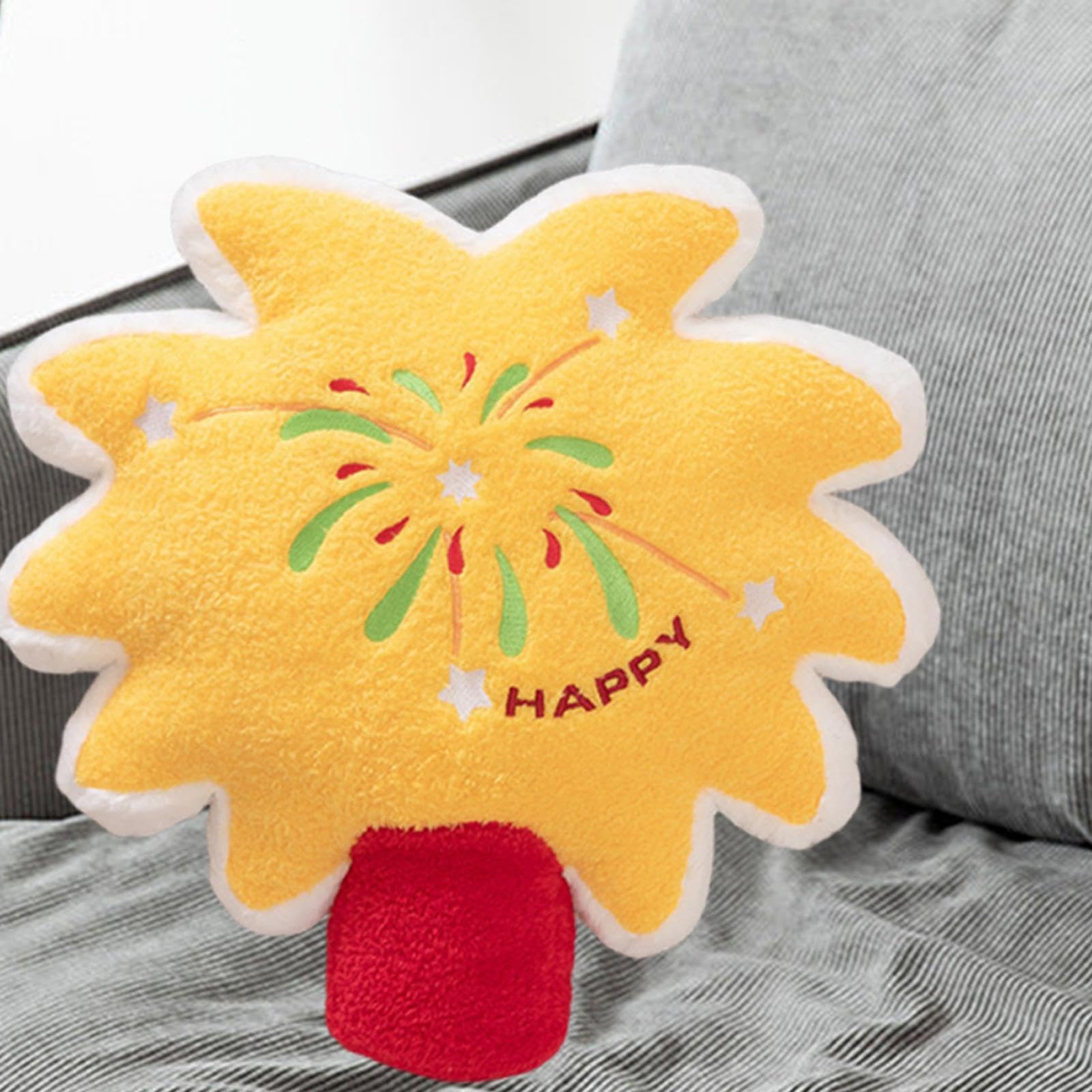 Lunar Year Decoration Blessing Souvenir Lovely Decor Chinese New Year Pillow Happy|Home & Garden|Home Dacor> Pillows-image-14