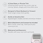 Panasonic ESWL80 Wet/Dry Electric Shaver for Women, Pink