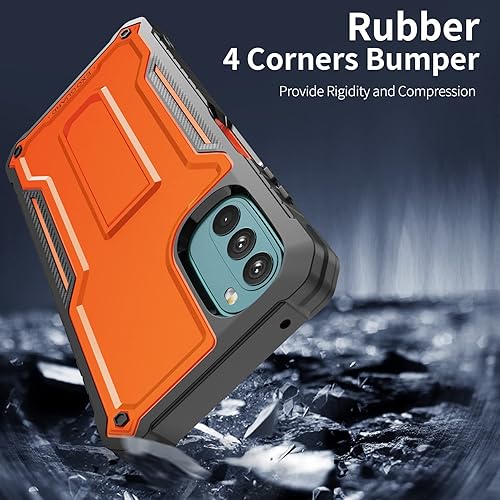 Miniatura 6 de ExoGuard Funda para Moto G 5G 2022, funda de goma a prueba de golpes de cuerpo completo viene con un protector de pantalla de vidrio templado y