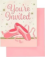 Vista 1 de Creative Converting Twinkle Toes 8 invitaciones para fiestas