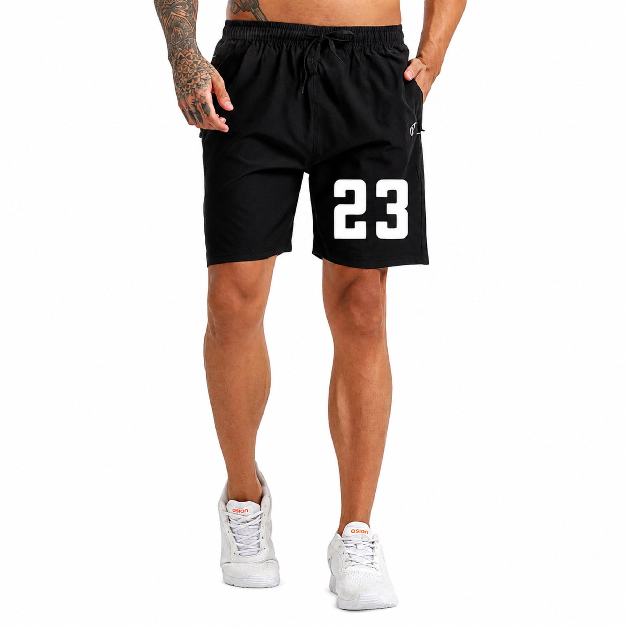 blue star shark Sports Shorts for Men-picture-21