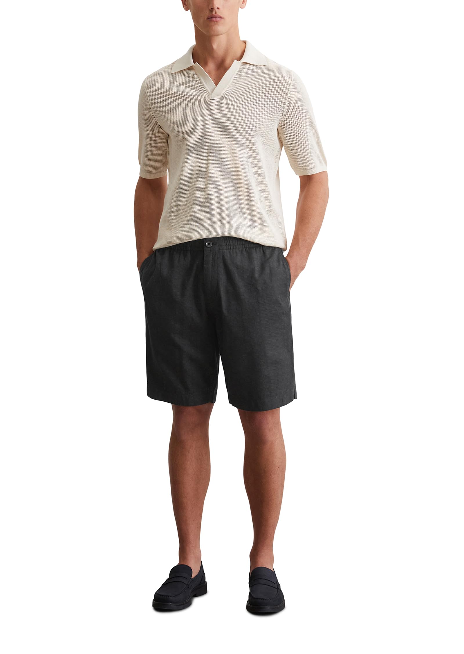 Marc OߴPolo Pantalón Corto de algodón orgánico Hombre hasta la Rodilla