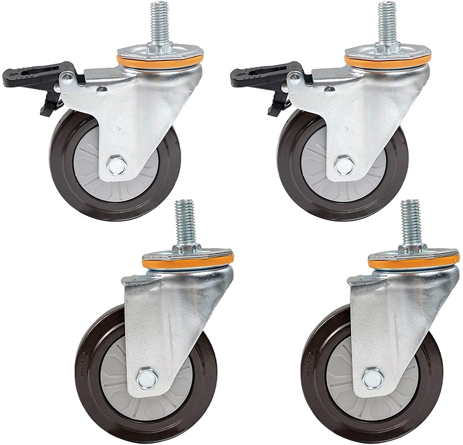 Roulettes de meubles de 4 pouces pour déplacer facilement vos chariots d'atelier