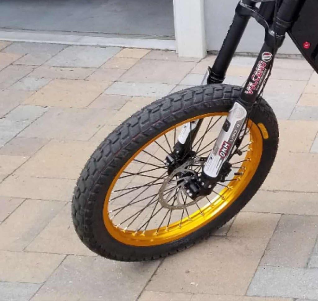 NBPower Black 19" inch Front Wheels with tire for with Hub and disc Brake for The Endure E-Bike, Electric Bike Parts.