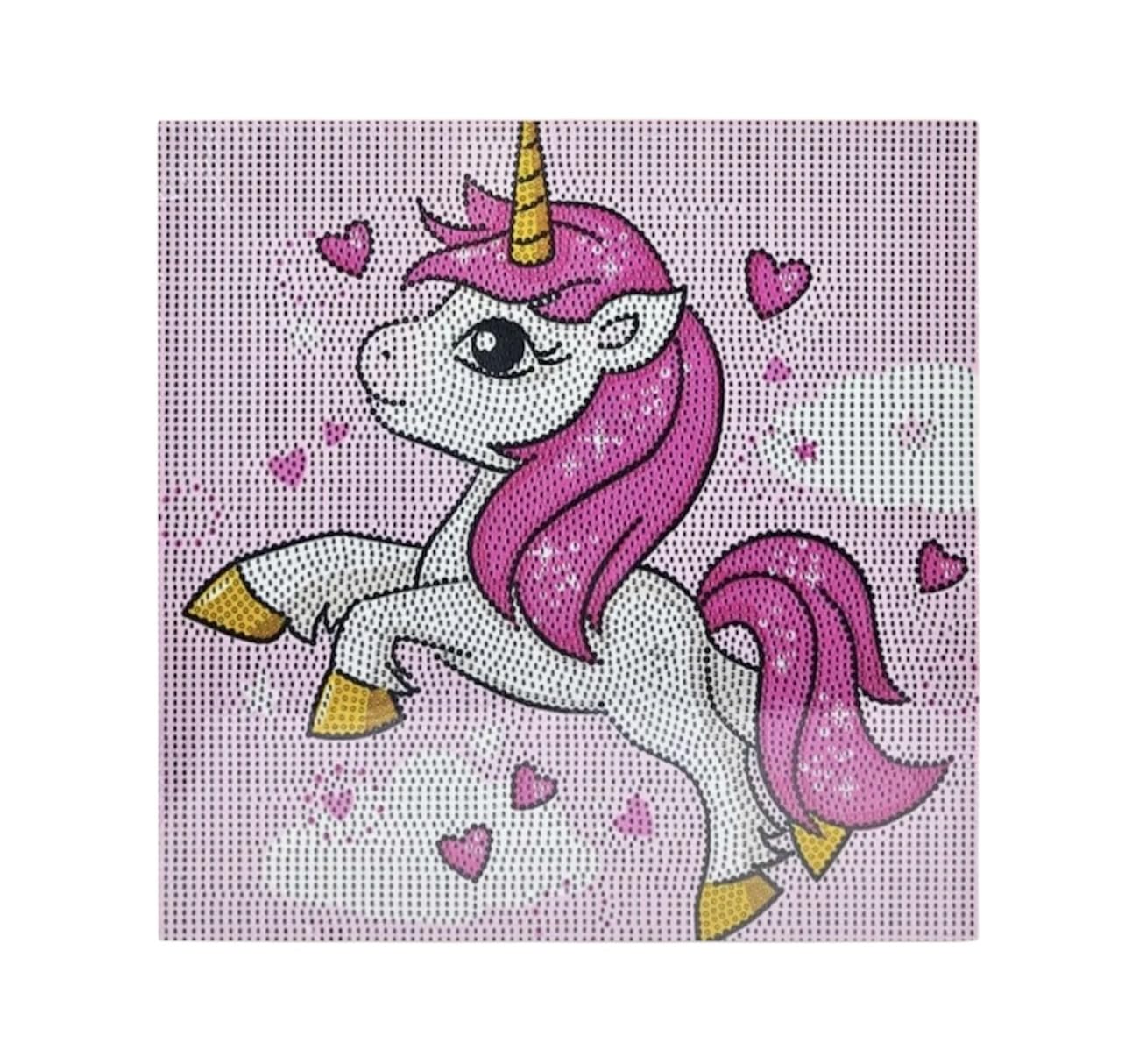 M.F.H DIY Diamond Painting Kit for Kids Diamond Art Supplies Arts and Crafts Painting with Tool Diamond Painting Art Kits for Children DIY Desk Decor (Unicorn)-image-46