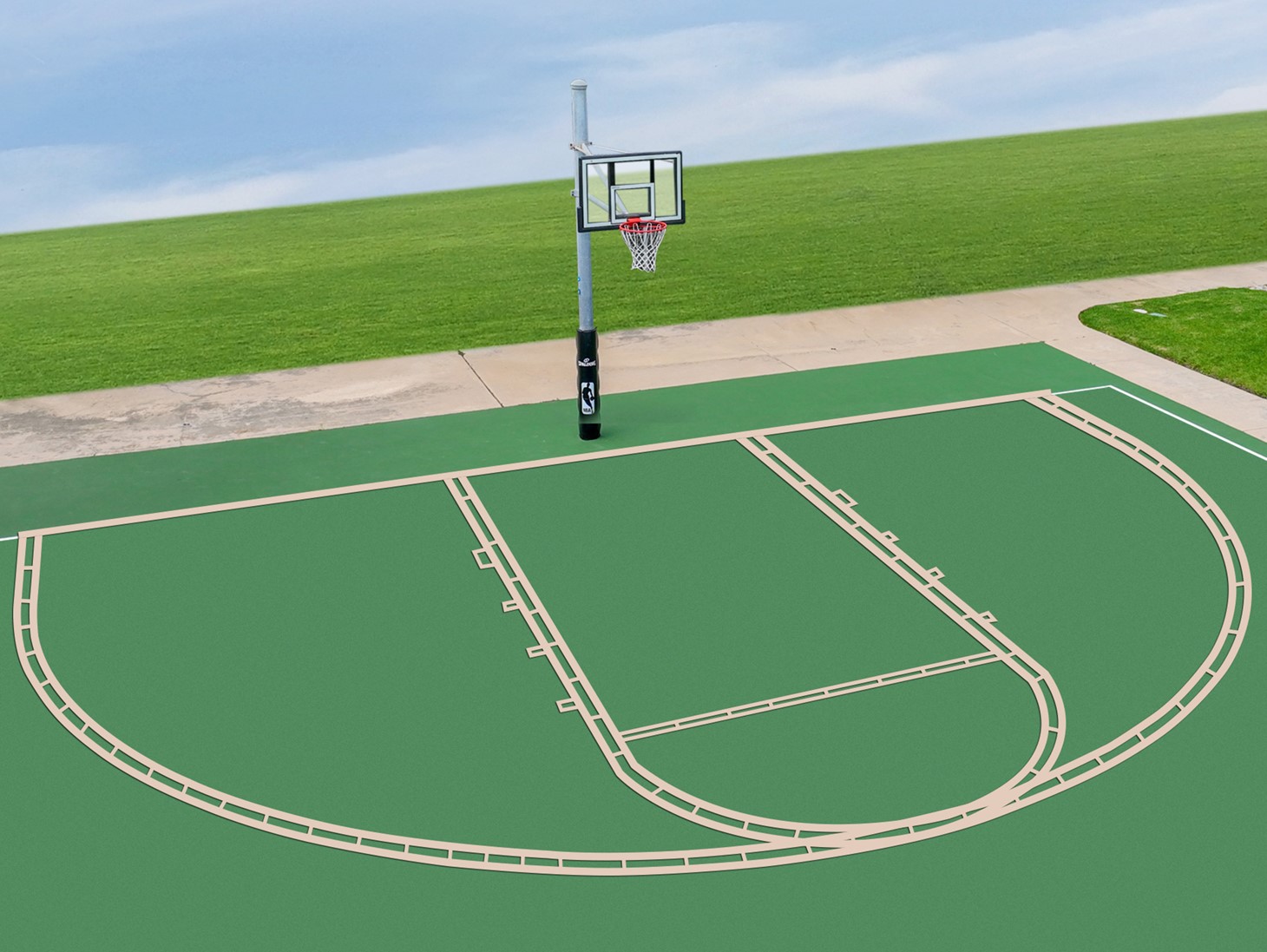 amazon-com-basketball-court-marking-kit-basketball-court-stencil-kit-for-concrete-driveway-to-paint-basketball-court-lines-half-court-high-school-regulation-size-39-6-x-21-sports-outdoors for Free Printable Basketball Half Court Amazon.com : Basketball Court Marking Kit Basketball Court Stencil Kit for Concrete Driveway to Paint Basketball Court Lines Half Court High School Regulation Size 39.6' x 21' : Sports & Outdoors for Free Printable Basketball Half Court