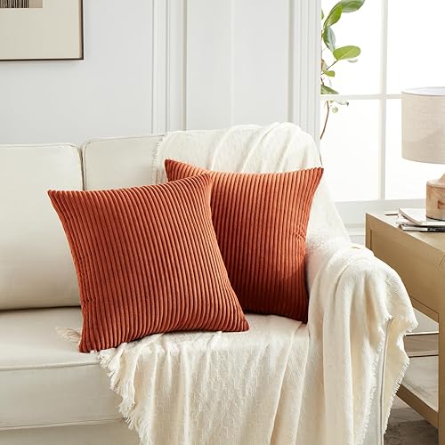 Miniatura 5 de Fancy Homi Juego de 4 fundas de almohada decorativas pequeñas y bohemias de 12 x 12 pulgadas para sofá, cama, sofá, dormitorio, decoración moderna y