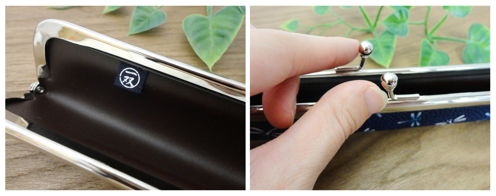 Amazon｜イシダ がま口 箸ケース とんぼ 朱｜弁当用箸・カトラリー